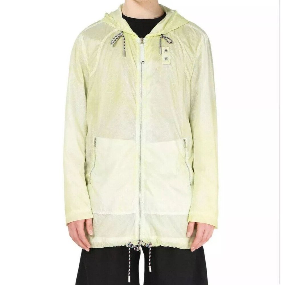 $695 Diesel Black Gold Jabasta Yellow Jacket Made In Italy Size IT-52 / US-XL